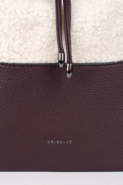 Sac à main élégant en fourrure marron...