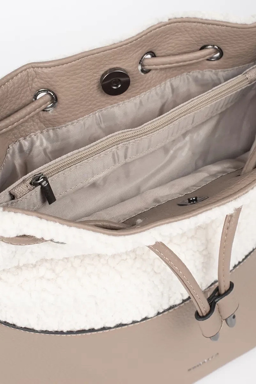 Sac à main élégant avec fourrure en...