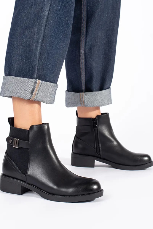 noir Chaussures pour femmes à talon bas noir Chaussures pour femmes à talon bas