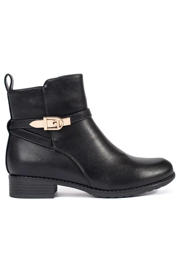 Bottes à talons bas pour...
