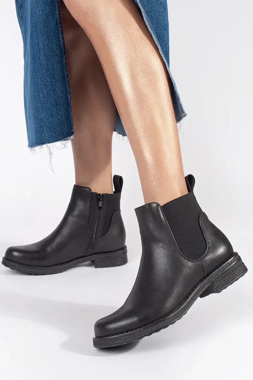 Zwarte damesschoenen Zwarte damesschoenen