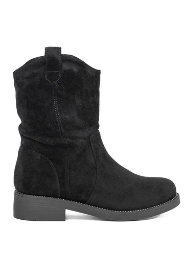 Bottes de cow-boy en daim...