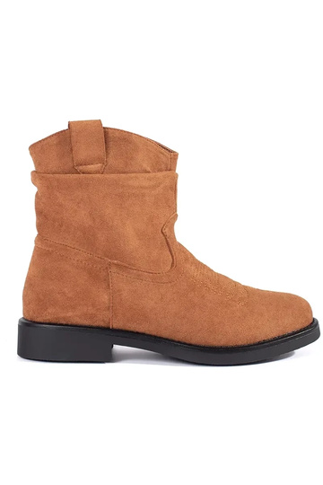 Bottes de cow-boy en daim...