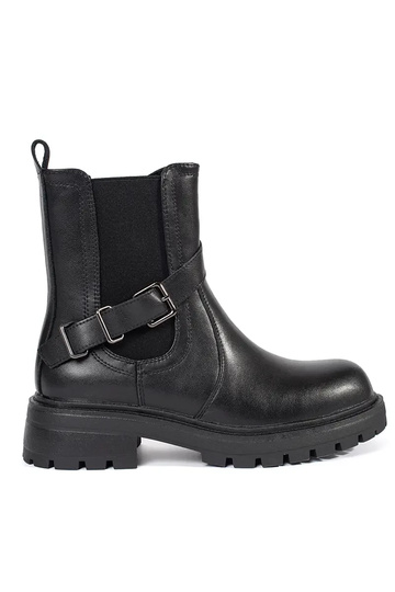 Zwarte leren damesschoenen...