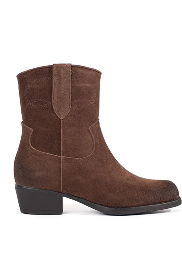 Cowboy-Stiefel aus braunem...