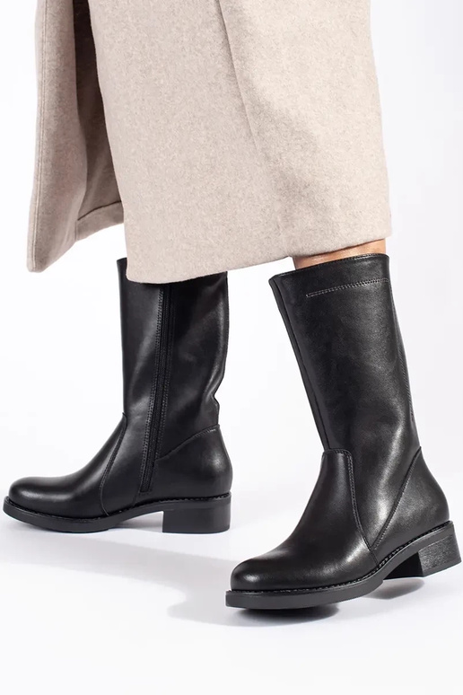 chaussures femme en cuir noir Sergio... chaussures femme en cuir noir Sergio...