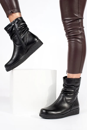 Zwarte leren damesschoenen... 2