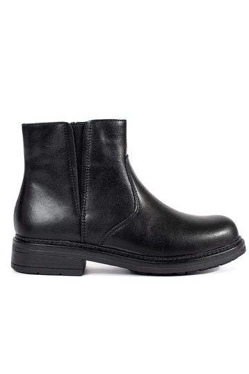 Cuir noir Chelsea...