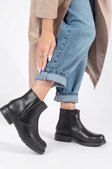 Cuir noir Chelsea... 2