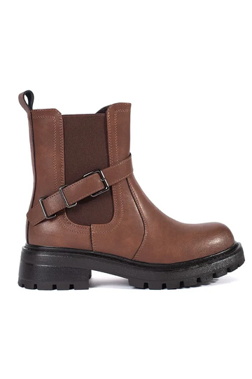 bruin leren damesschoenen...