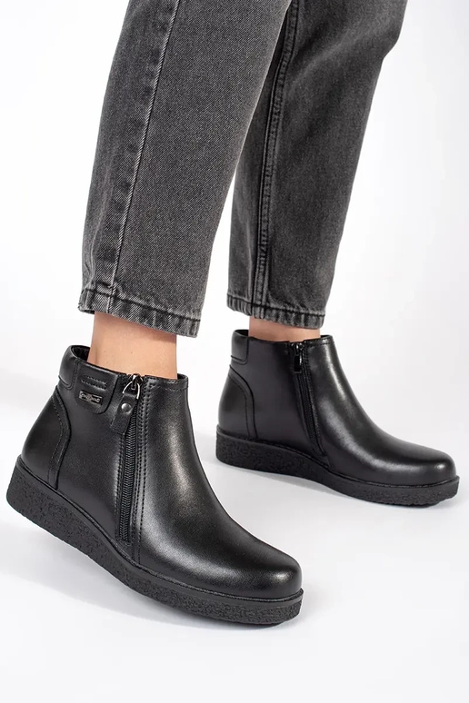 Schwarze bequeme Lederschuhe Sergio... Schwarze bequeme Lederschuhe Sergio...