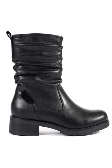 Schwarze Damenstiefel aus...