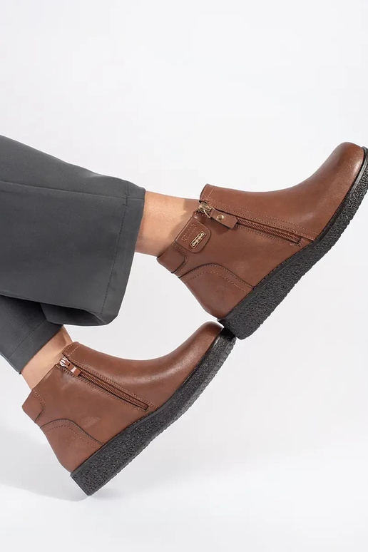 Chaussures confortables en cuir...