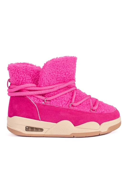 couleur rose Bottes de neige pour...