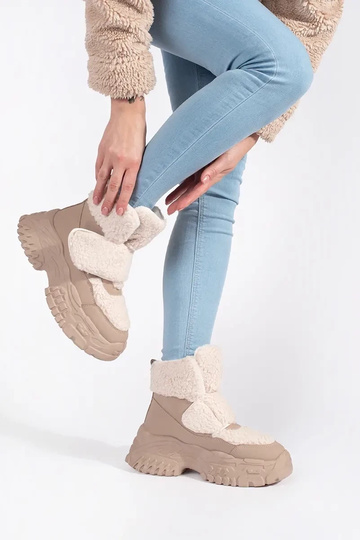 beige Bottes de neige avec... 2