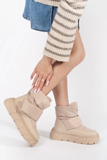 Bottes de neige beige pour... 2