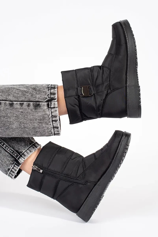 couleur noire pratique Bottes de...