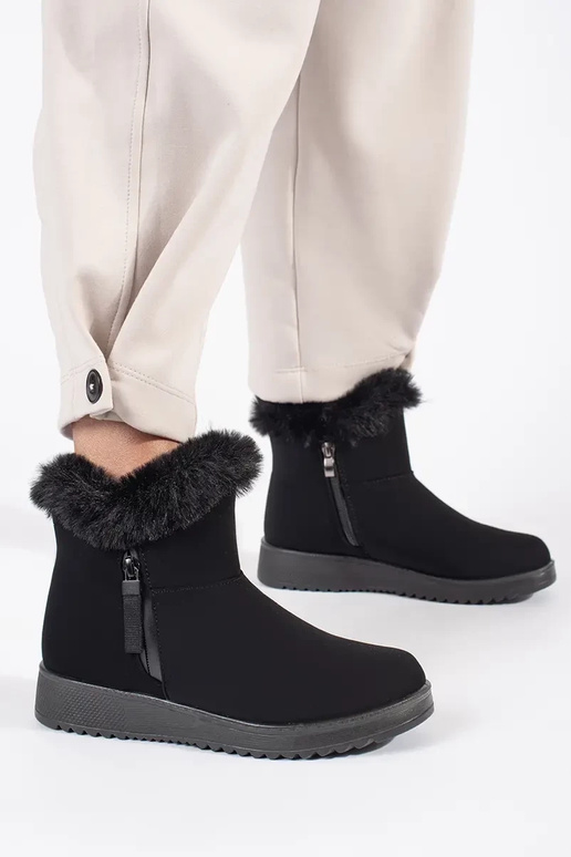 Bottes confortables avec fourrure...