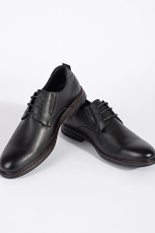 Zwarte sneakers met vetersluiting