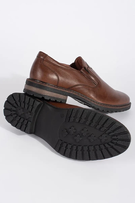 Bruine sneakers met knopen