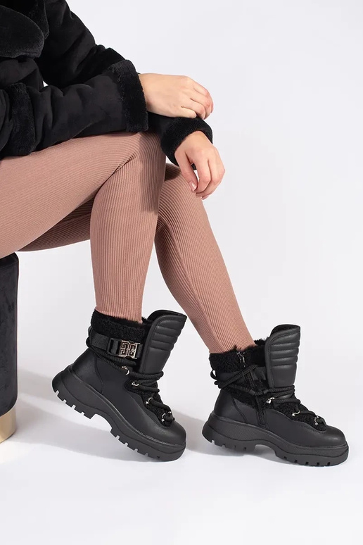 couleur noire Bottes de neige pour... couleur noire Bottes de neige pour...