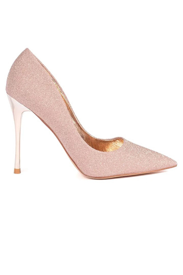 mit Glanz Rosa-golden High...