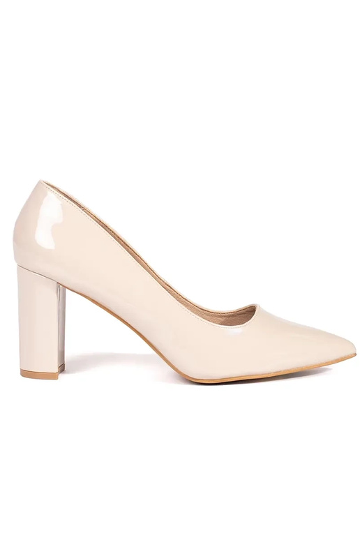 Elegante stijl gelakt beige Hoge...