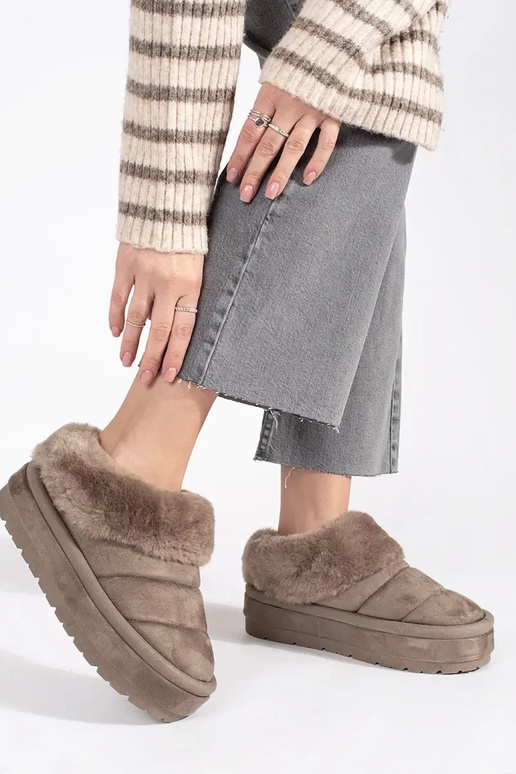 beige faible fermoir Bottes de neige...