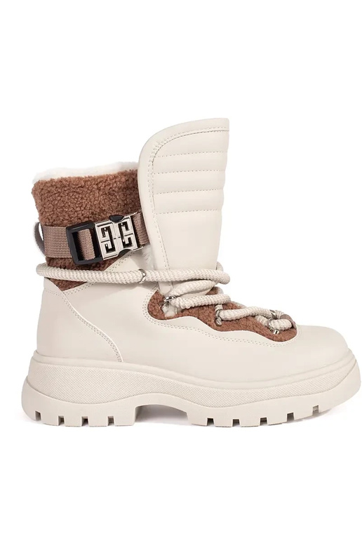 beige SnoInboots voor dames met bont... beige SnoInboots voor dames met bont...