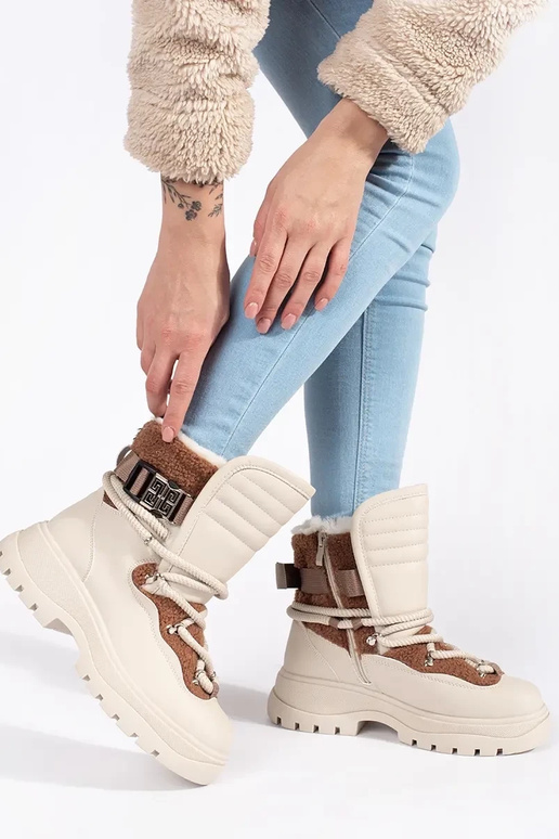beige Bottes de neige pour femmes... beige Bottes de neige pour femmes...