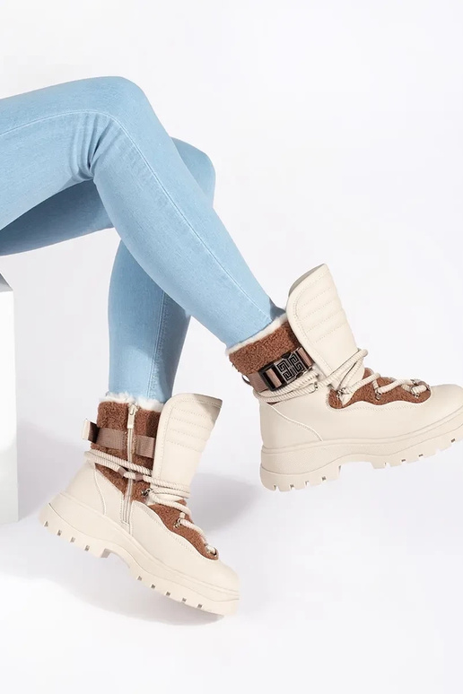 beige Bottes de neige pour femmes... beige Bottes de neige pour femmes...
