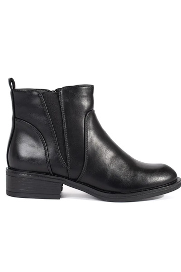 Bottes à talons bas pour...