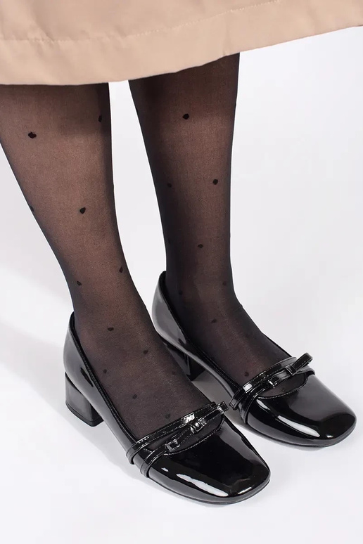 zInart gelakt Hoge hakken op een lage...