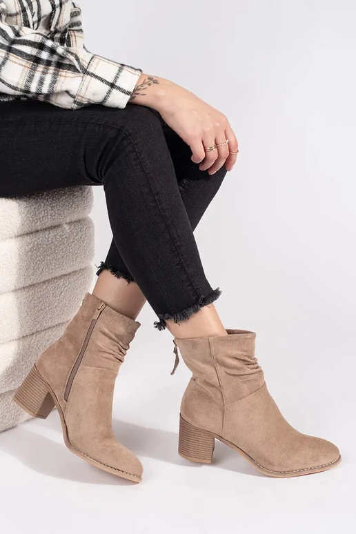 Beige aus INildleder Frauen Schuhe...