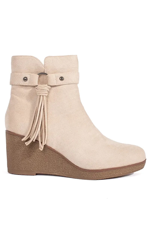 van suède lichtbeige dames laarzen op...