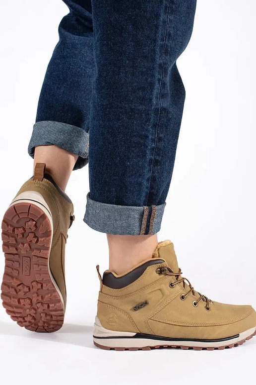 marron isoler Chaussures de randonnée marron isoler Chaussures de randonnée