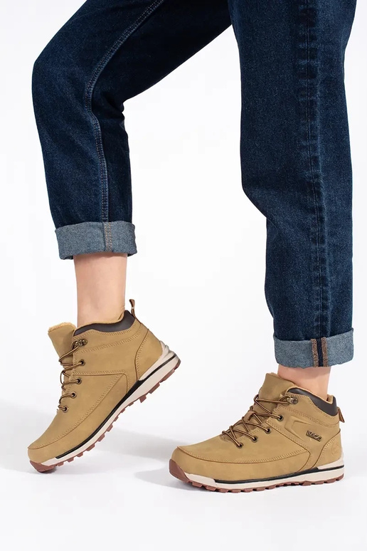 marron isoler Chaussures de randonnée marron isoler Chaussures de randonnée