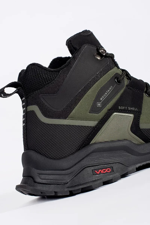 Heren schoenen groen-zwart Heren schoenen groen-zwart