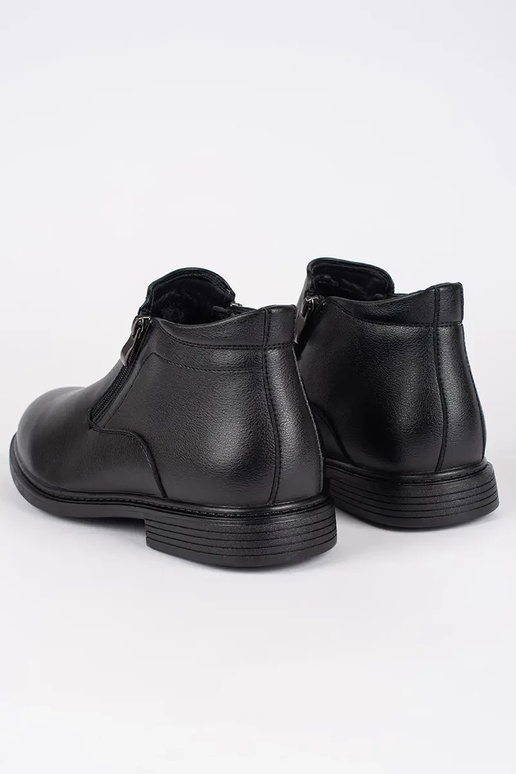 couleur noire hiver chaussures Hommes...