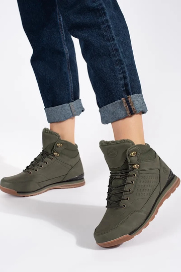 couleur kaki Chaussures de... 2