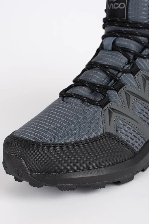 grijs geïsoleerd trekking schoenen...