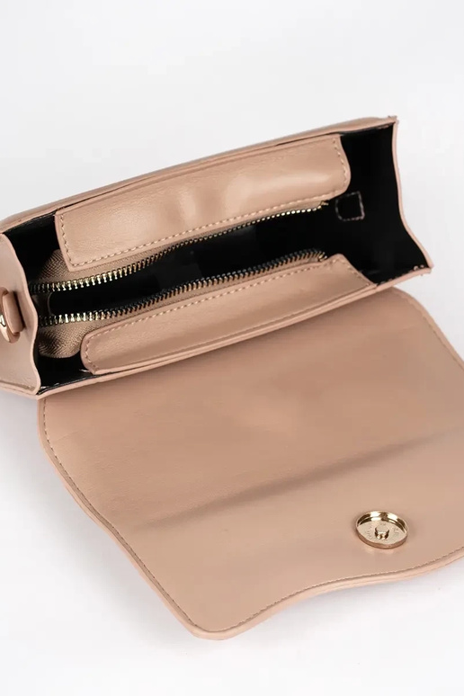 Klein Beige elegante Handtasche mit...