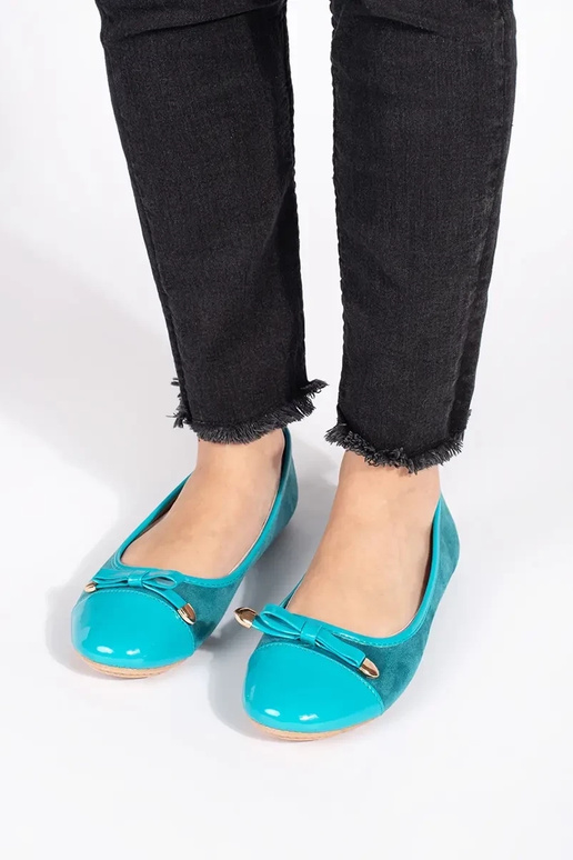 blaue Farbe INohnung Ballerinas z... blaue Farbe INohnung Ballerinas z...