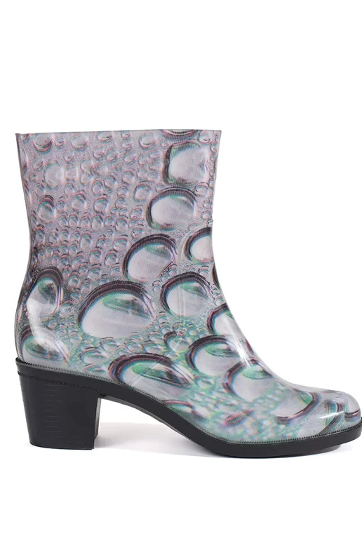 Gummistiefel Zu krople auf High Heels