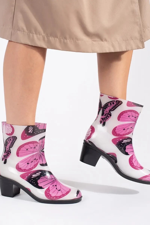 Gummistiefel Zu motyle auf High Heels