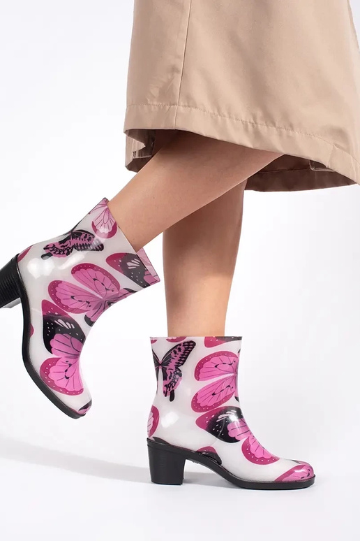 Gummistiefel Zu motyle auf High Heels