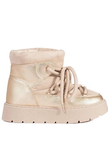 couleur ivoire lacé Bottes...