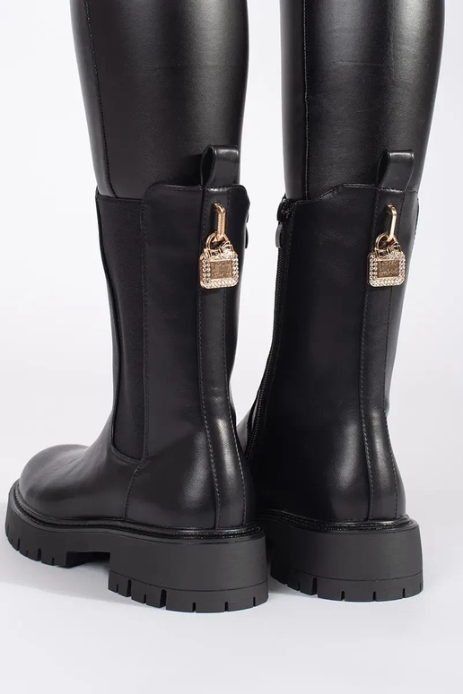 couleur noire chaussures Bottines...