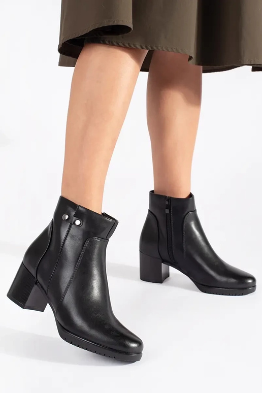 Zwarte schoenen op hoge hakken Sergio...