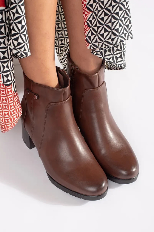 Bottes couleur marron à talons Sergio...